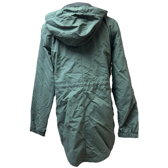 Carhartt Women's Rain Jacket Coat Small S (4/6) Green Waterproof Hooded NWT - Picture 8 of 16